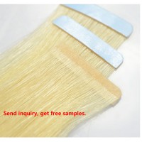 Europe remy human hair 16 inch blonde tape hair extensions