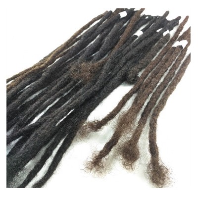 [50% OFF] [HOHO DREADS] Factory direct 10"/0.6cm black faux locs afro kinky synthetic hair crochet dreadlocks extensions