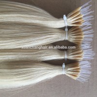 double drawn plastic stick keratin human hair wholesale nano ring hair extensions