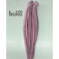 Wholesale price synthetic hair double ended mix color 24 inch soft dread locs